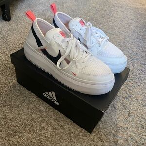 Adidas White and Pink Sneakers